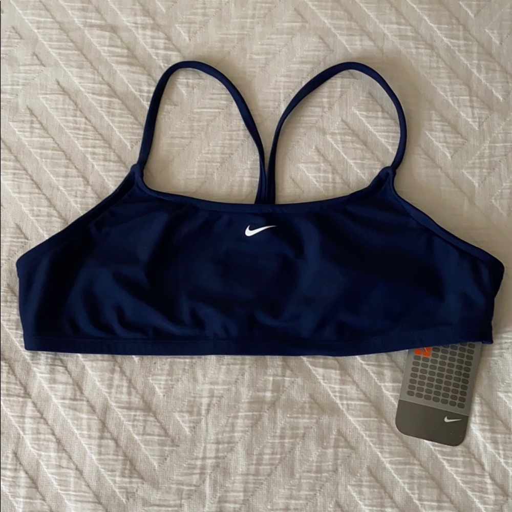 Nike Navy Blue Swimsuit Bikini Top